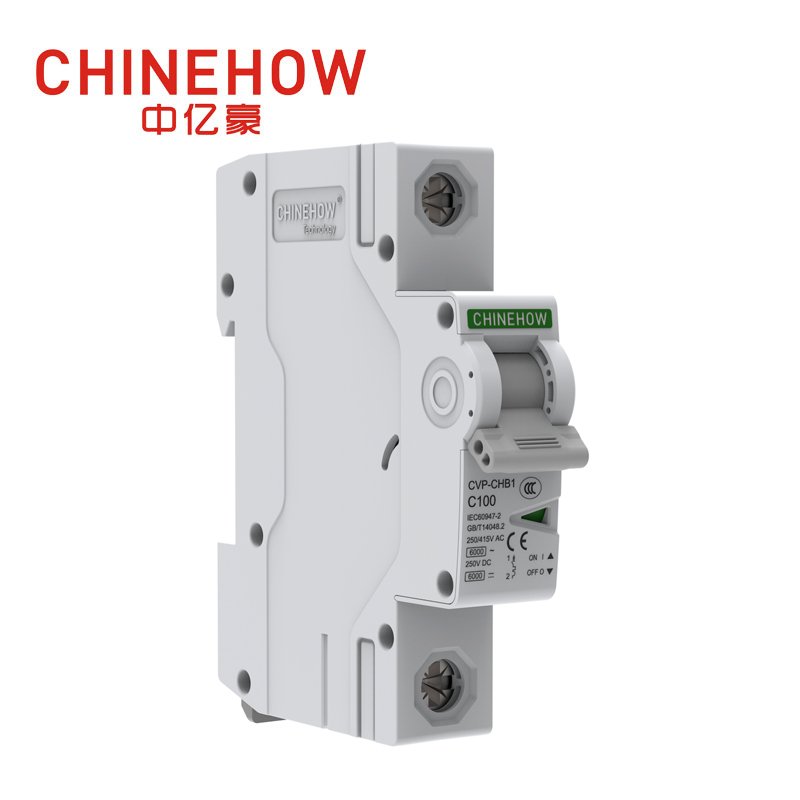 Disyuntor miniatura blanco IEC 1P serie CVP-CHB1